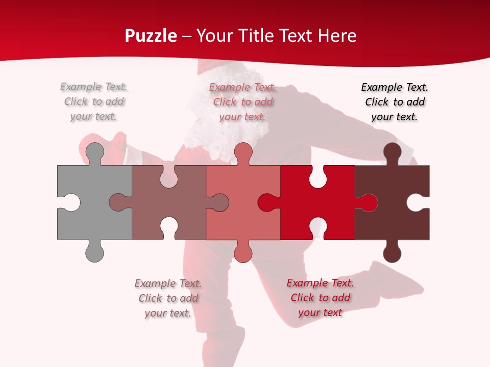 Celebration Jumping Break Dance PowerPoint Template