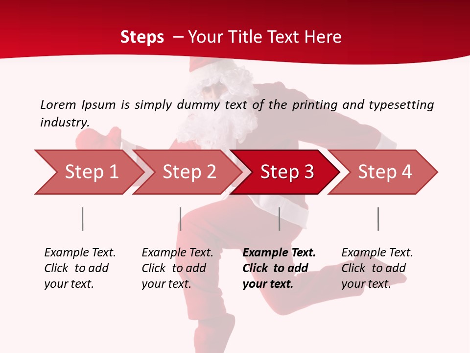 Celebration Jumping Break Dance PowerPoint Template