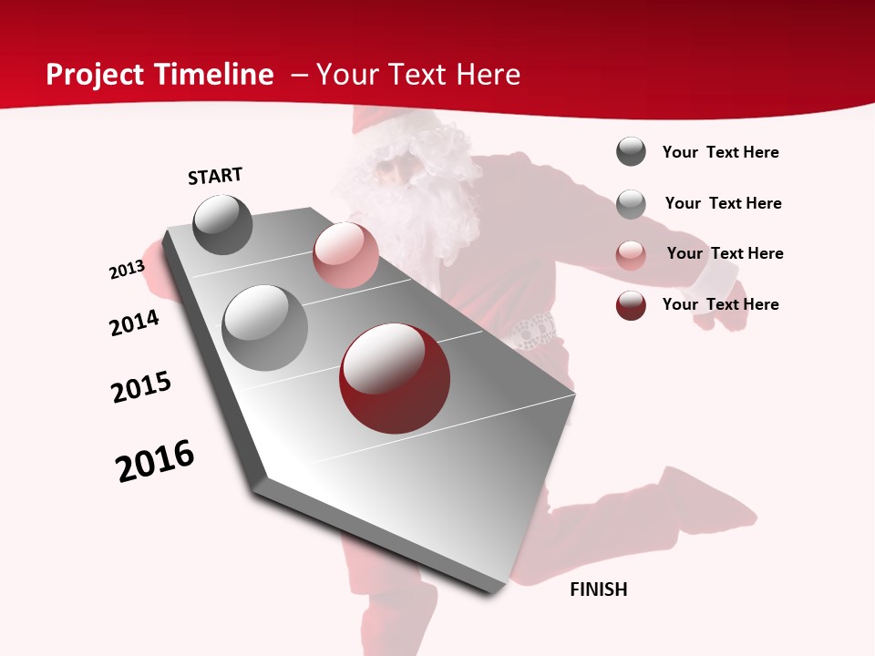 Celebration Jumping Break Dance PowerPoint Template