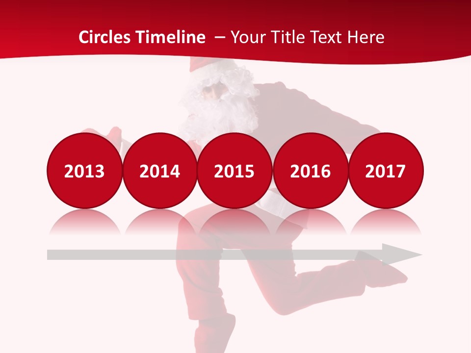 Celebration Jumping Break Dance PowerPoint Template