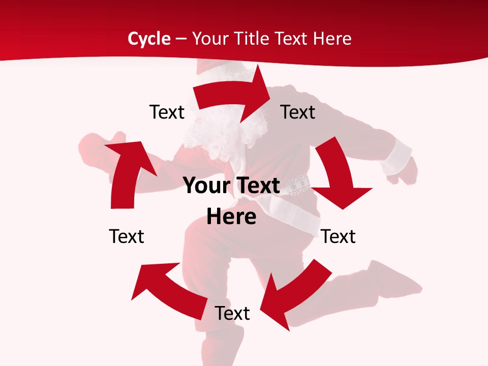 Celebration Jumping Break Dance PowerPoint Template