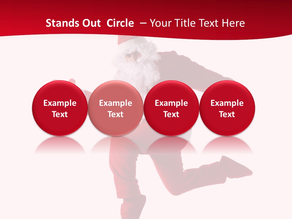 Celebration Jumping Break Dance PowerPoint Template