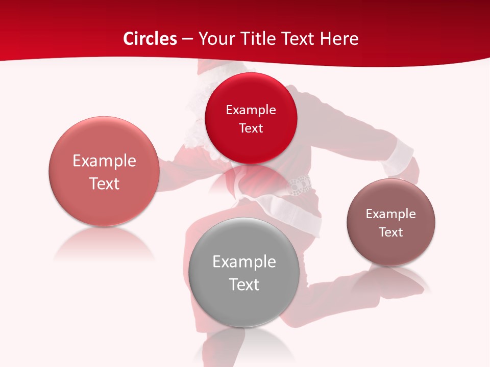 Celebration Jumping Break Dance PowerPoint Template