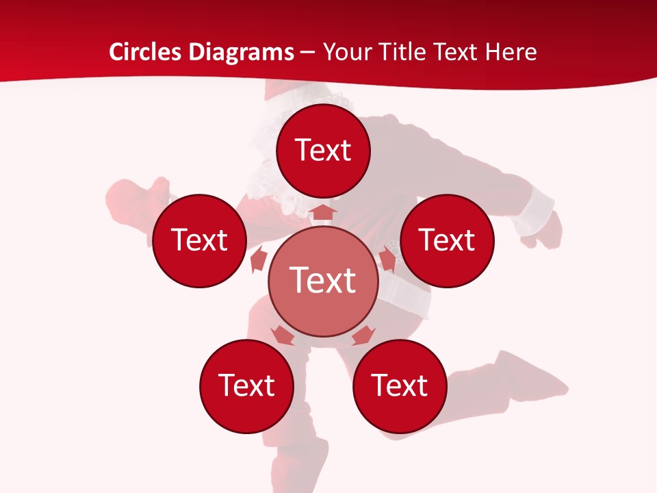 Celebration Jumping Break Dance PowerPoint Template