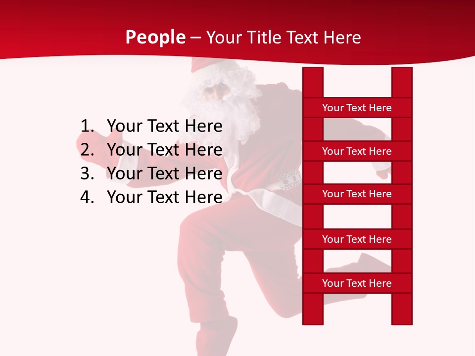 Celebration Jumping Break Dance PowerPoint Template