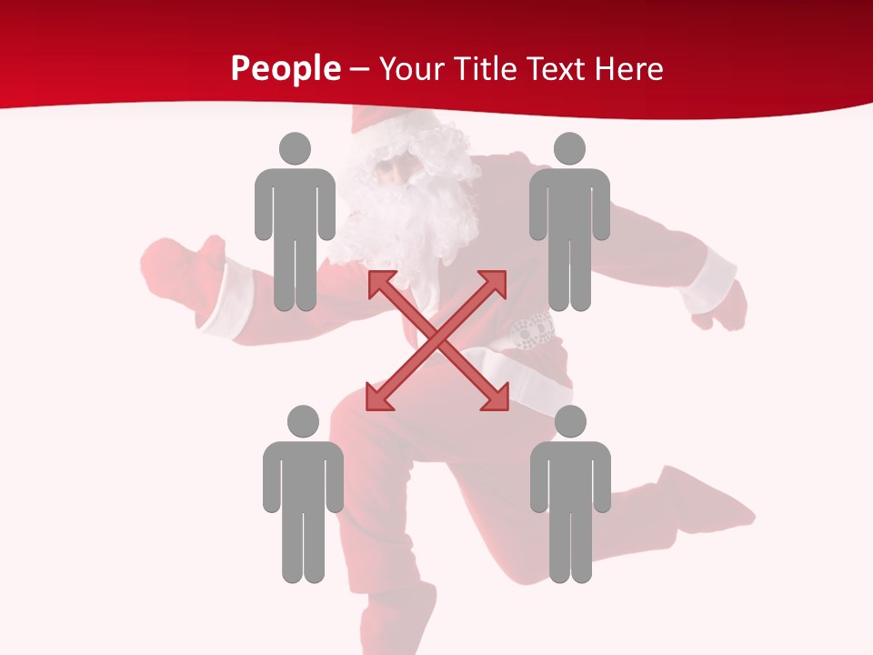 Celebration Jumping Break Dance PowerPoint Template