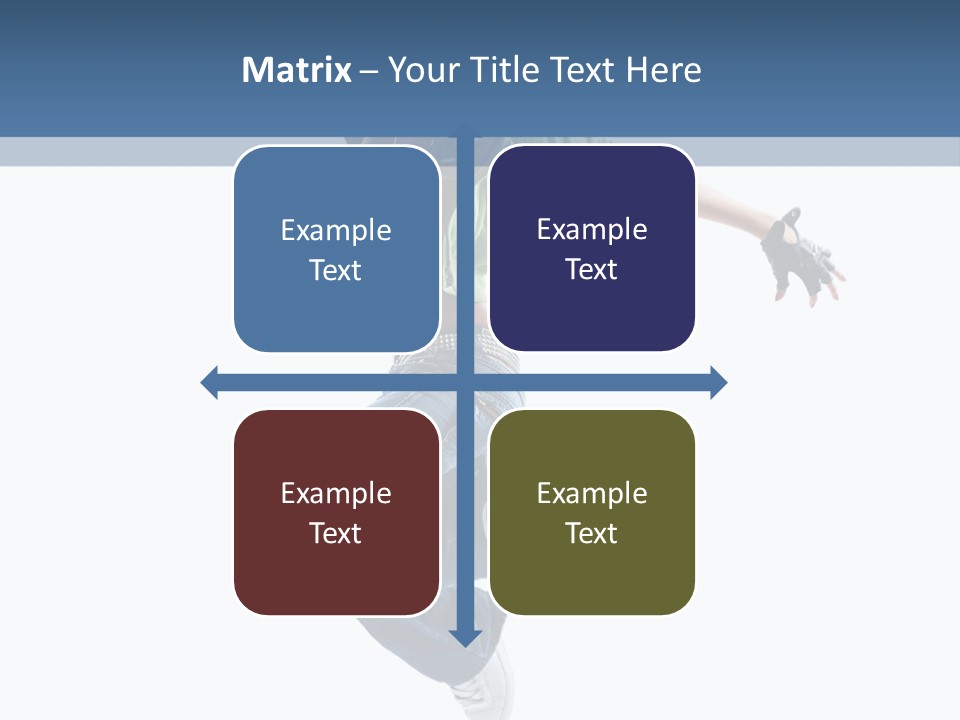 Young Attractive Gymnastic PowerPoint Template