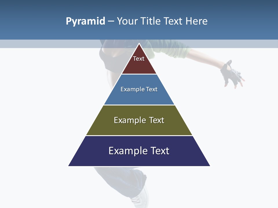 Young Attractive Gymnastic PowerPoint Template