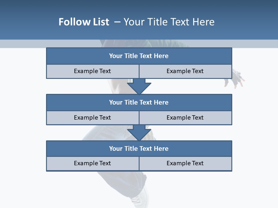 Young Attractive Gymnastic PowerPoint Template