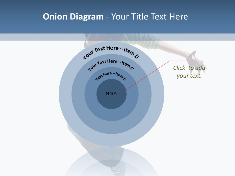 Young Attractive Gymnastic PowerPoint Template