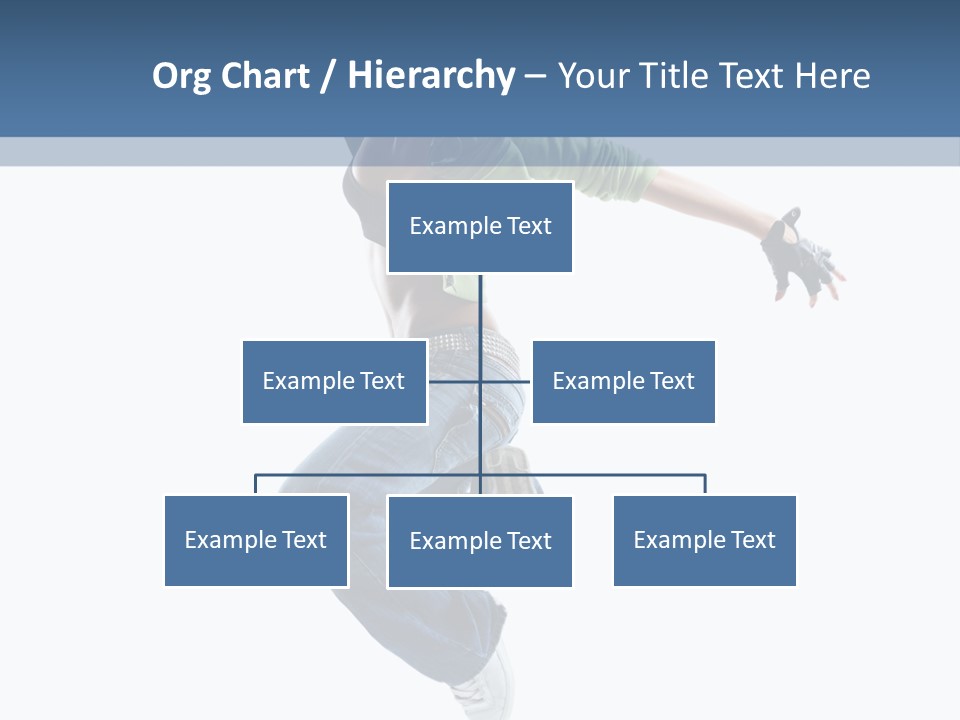 Young Attractive Gymnastic PowerPoint Template