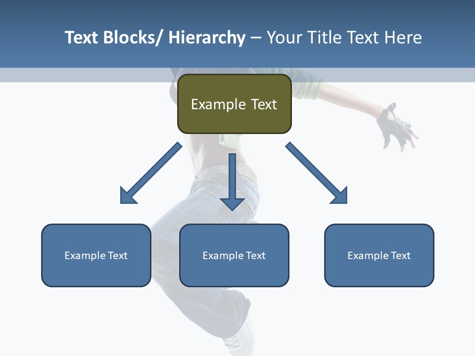 Young Attractive Gymnastic PowerPoint Template