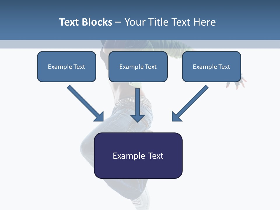 Young Attractive Gymnastic PowerPoint Template