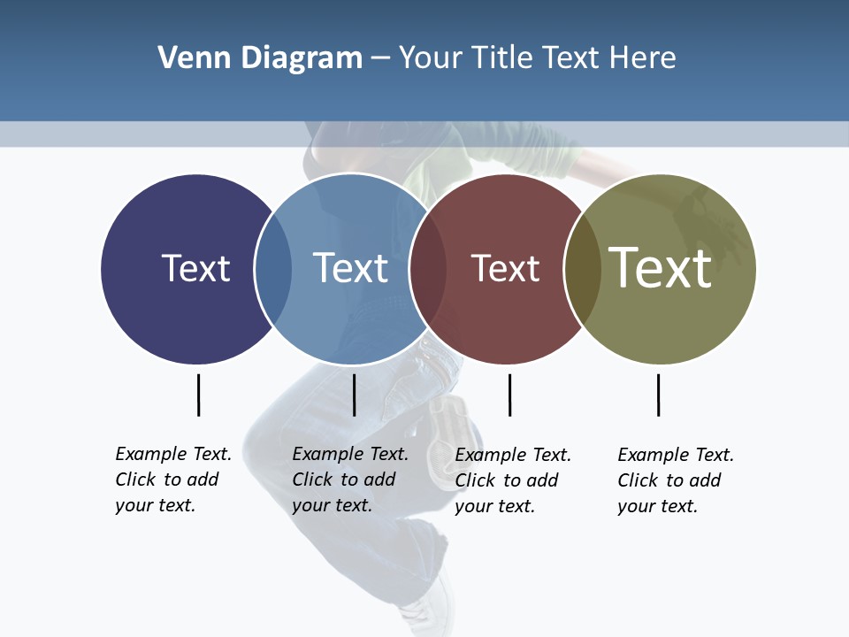 Young Attractive Gymnastic PowerPoint Template