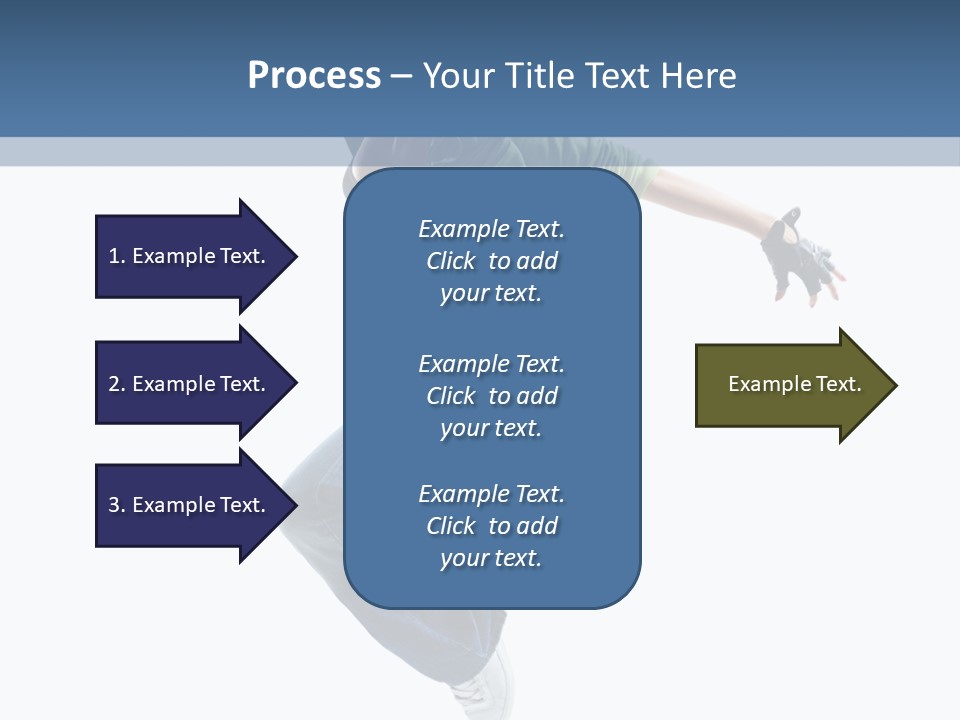Young Attractive Gymnastic PowerPoint Template
