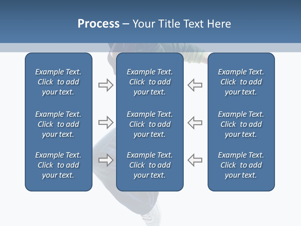 Young Attractive Gymnastic PowerPoint Template