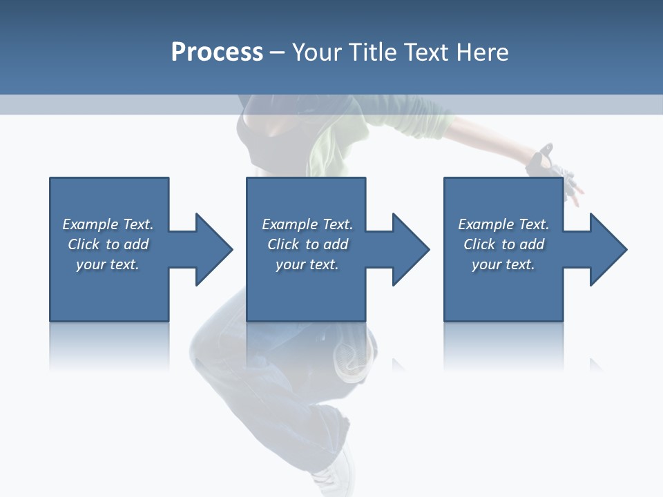 Young Attractive Gymnastic PowerPoint Template