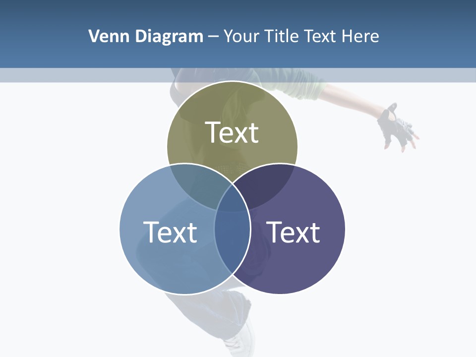 Young Attractive Gymnastic PowerPoint Template