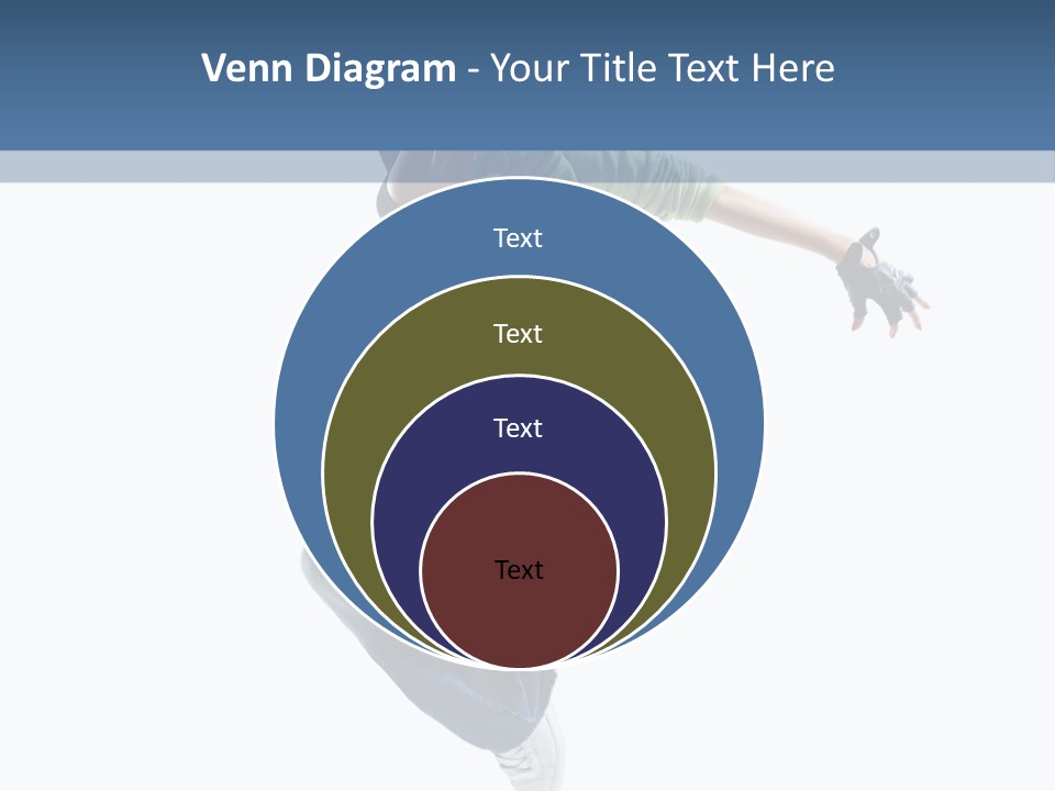 Young Attractive Gymnastic PowerPoint Template