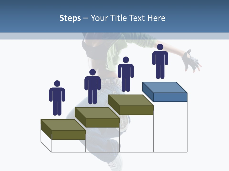 Young Attractive Gymnastic PowerPoint Template