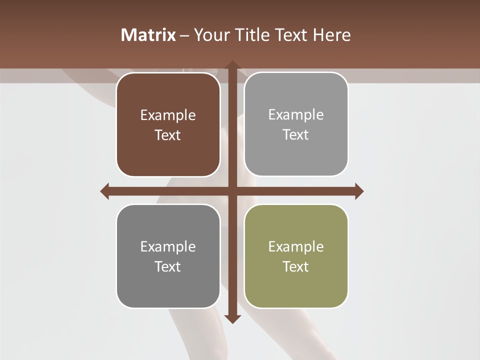 Action Stretching Vertical PowerPoint Template