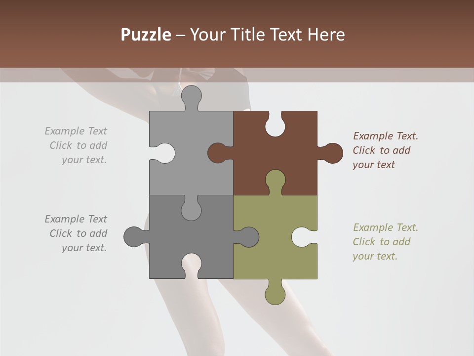 Action Stretching Vertical PowerPoint Template