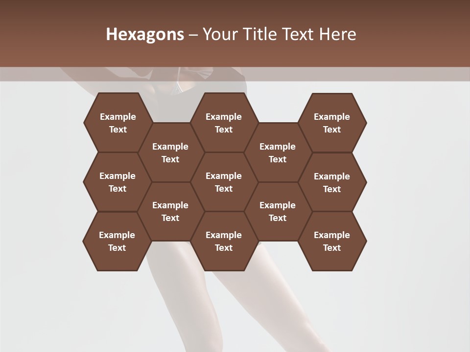 Action Stretching Vertical PowerPoint Template