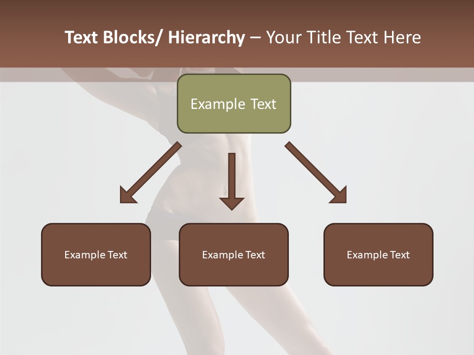 Action Stretching Vertical PowerPoint Template