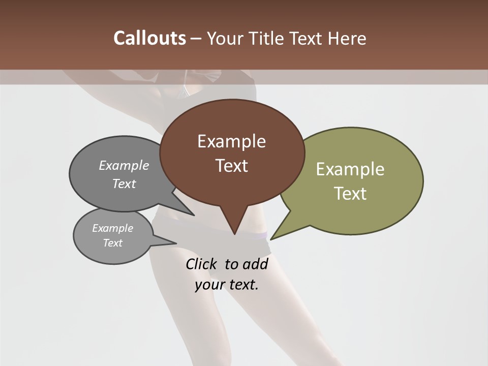 Action Stretching Vertical PowerPoint Template