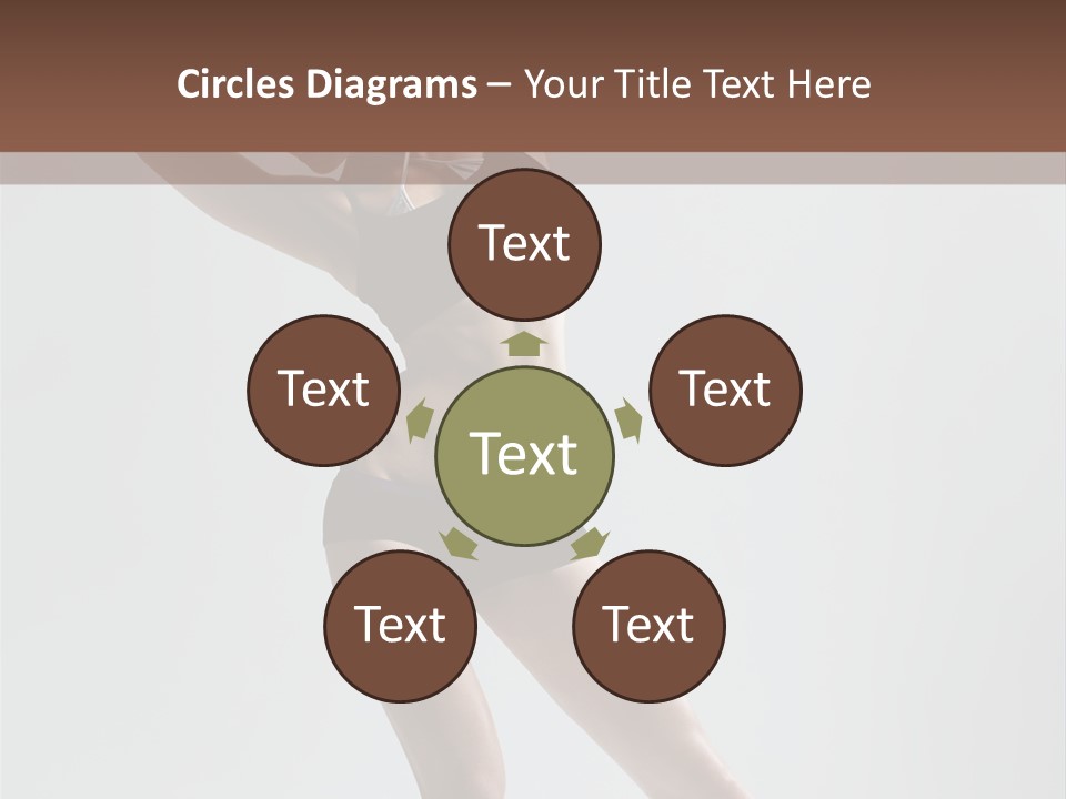 Action Stretching Vertical PowerPoint Template