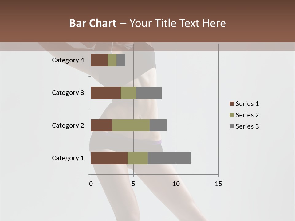 Action Stretching Vertical PowerPoint Template