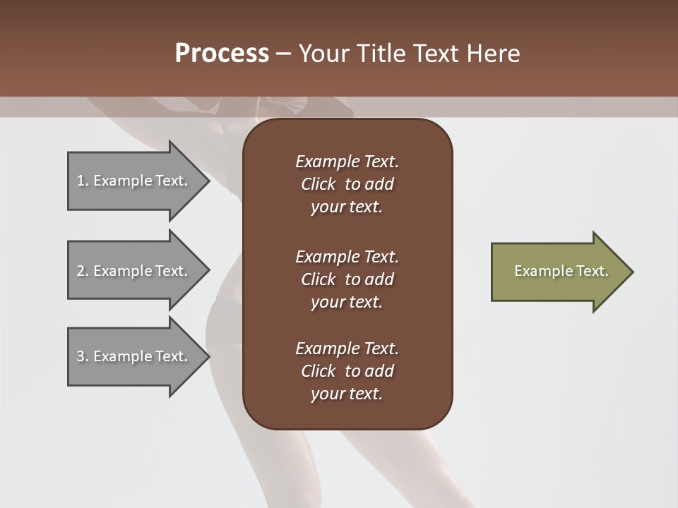 Action Stretching Vertical PowerPoint Template