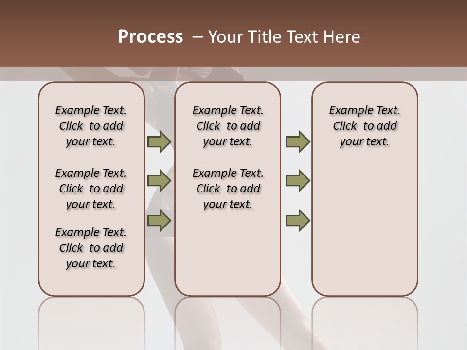 Action Stretching Vertical PowerPoint Template