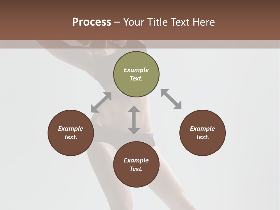 Action Stretching Vertical PowerPoint Template
