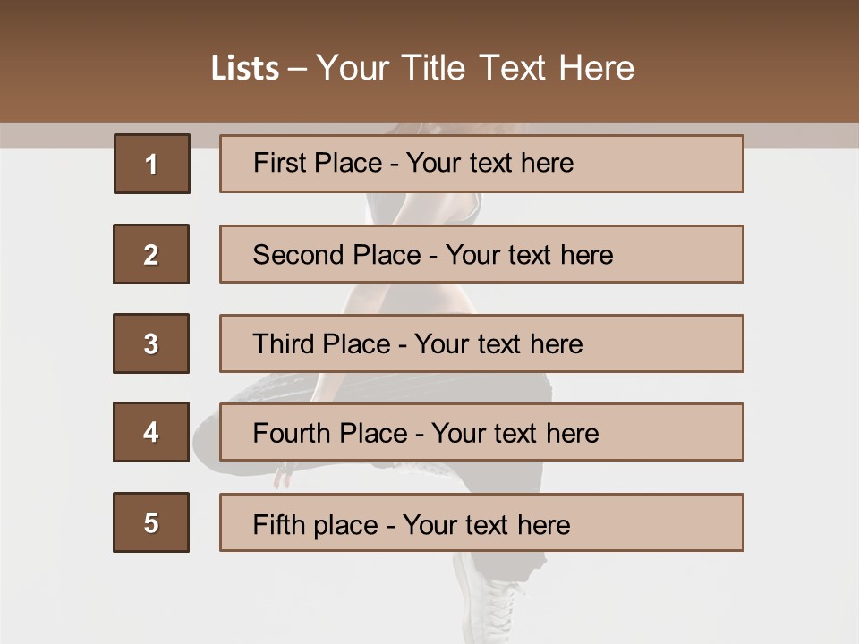 Flexibility Cheerful Action PowerPoint Template