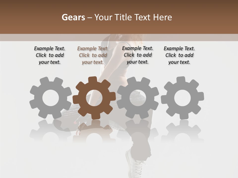 Flexibility Cheerful Action PowerPoint Template