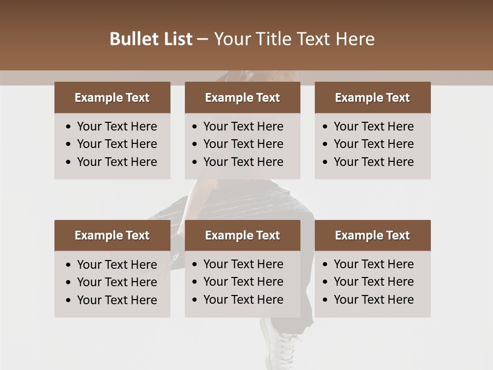 Flexibility Cheerful Action PowerPoint Template