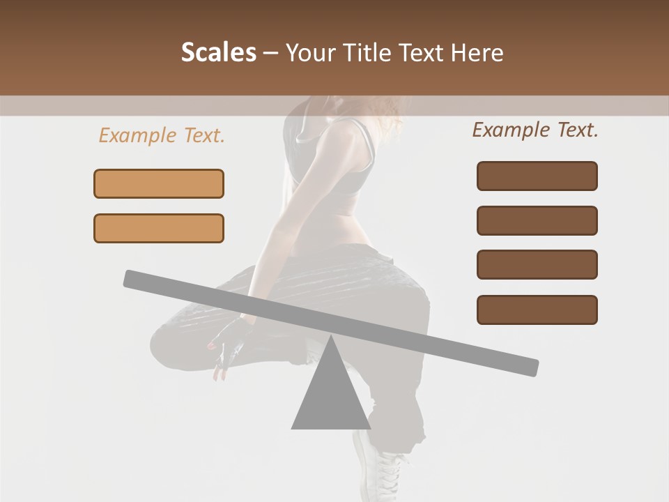 Flexibility Cheerful Action PowerPoint Template