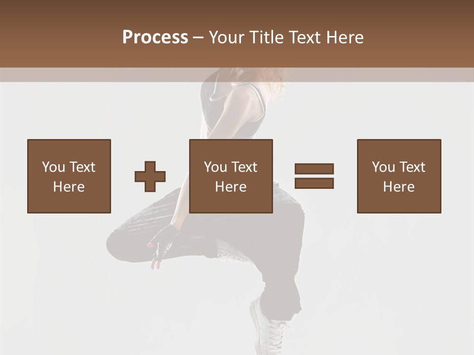 Flexibility Cheerful Action PowerPoint Template