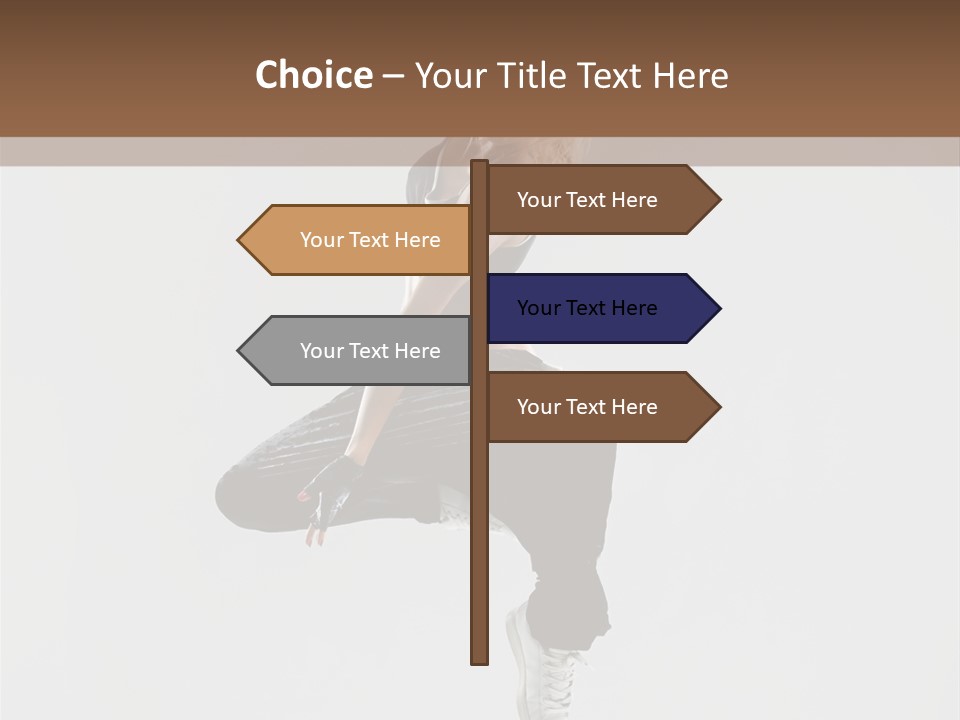 Flexibility Cheerful Action PowerPoint Template