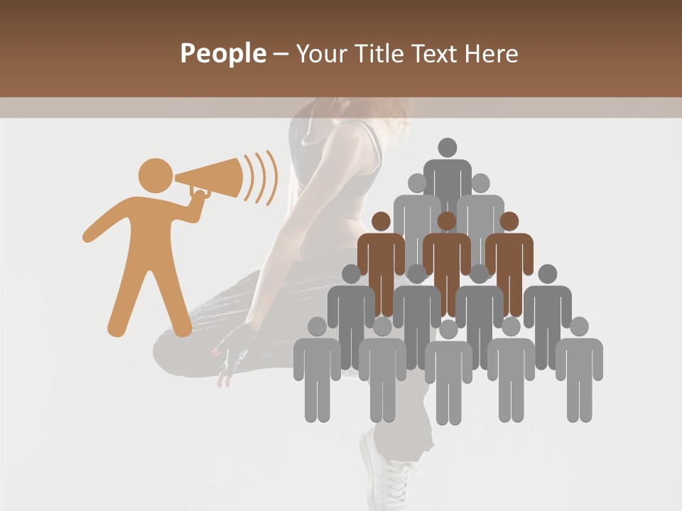 Flexibility Cheerful Action PowerPoint Template