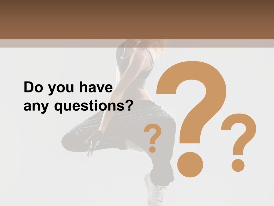 Flexibility Cheerful Action PowerPoint Template