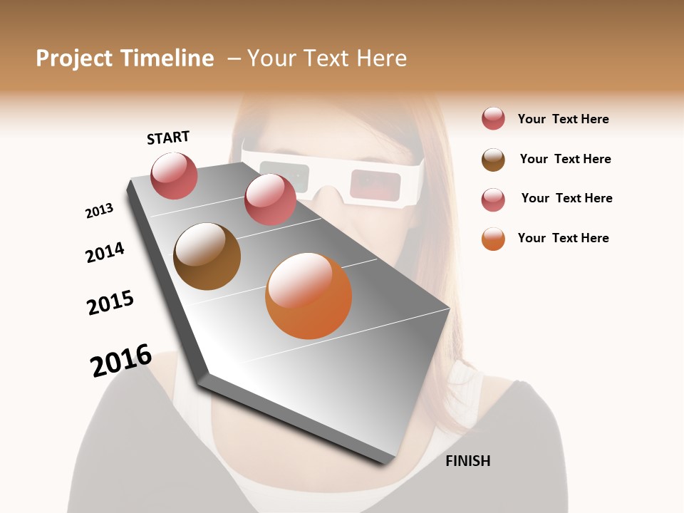 Smile Blue Digital PowerPoint Template