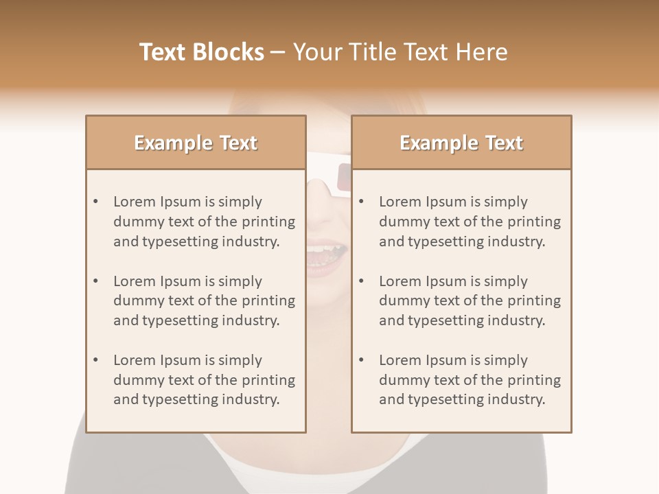 Smile Blue Digital PowerPoint Template