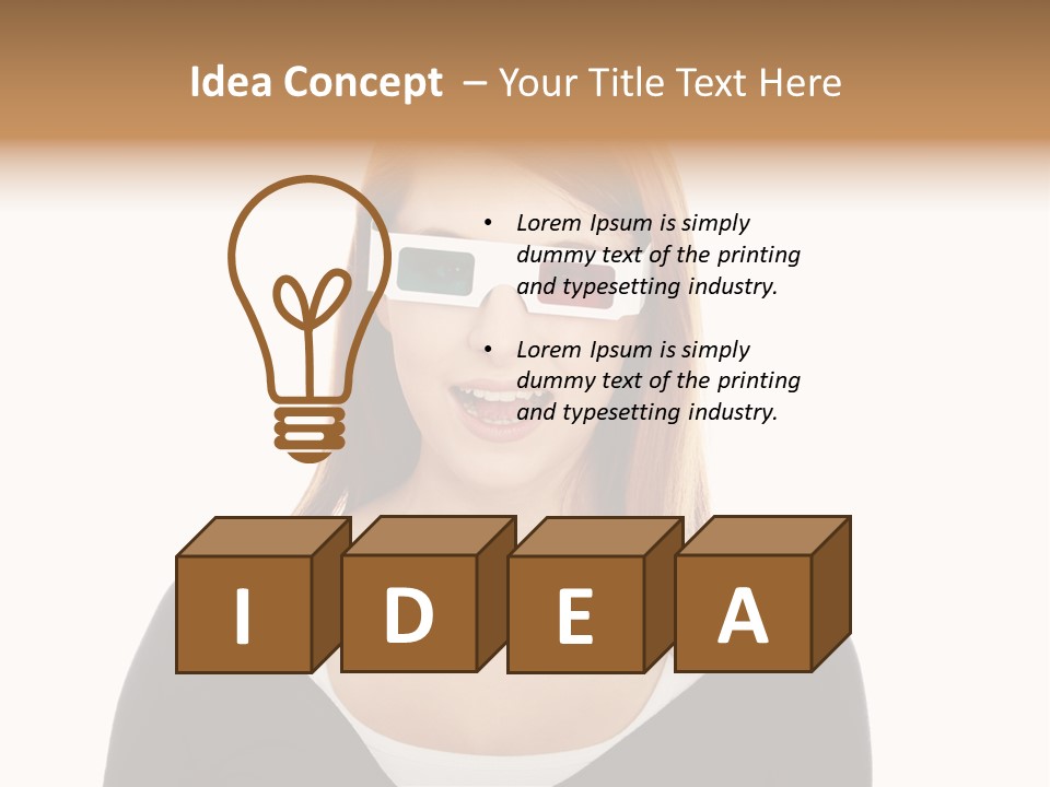 Smile Blue Digital PowerPoint Template