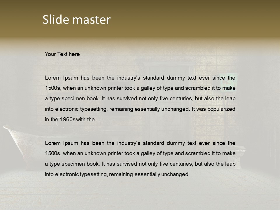 Stylish Wood Style PowerPoint Template