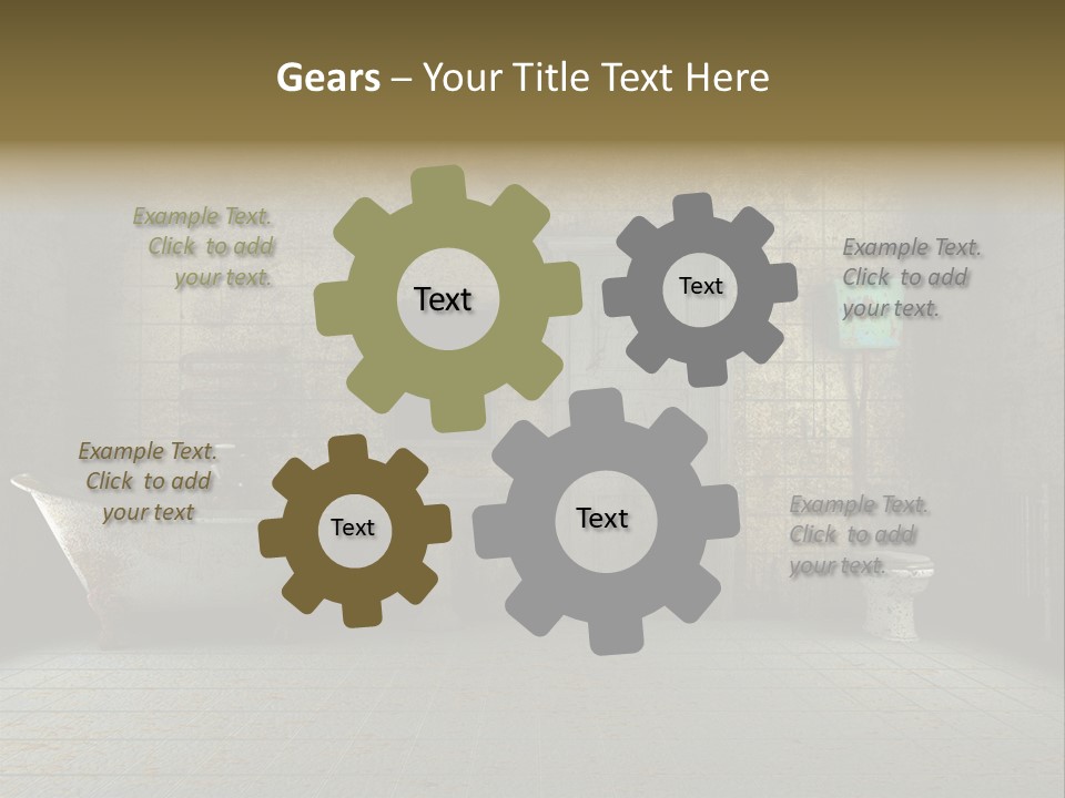 Stylish Wood Style PowerPoint Template