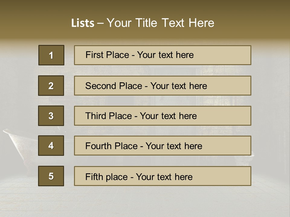 Stylish Wood Style PowerPoint Template