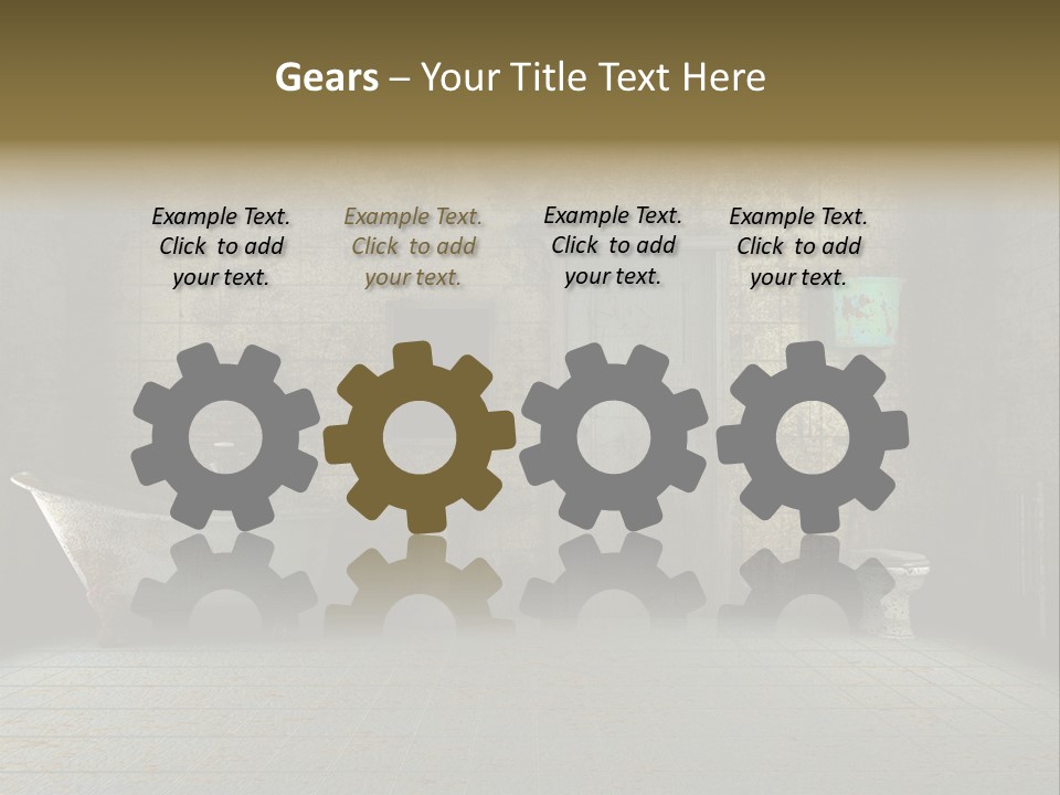 Stylish Wood Style PowerPoint Template