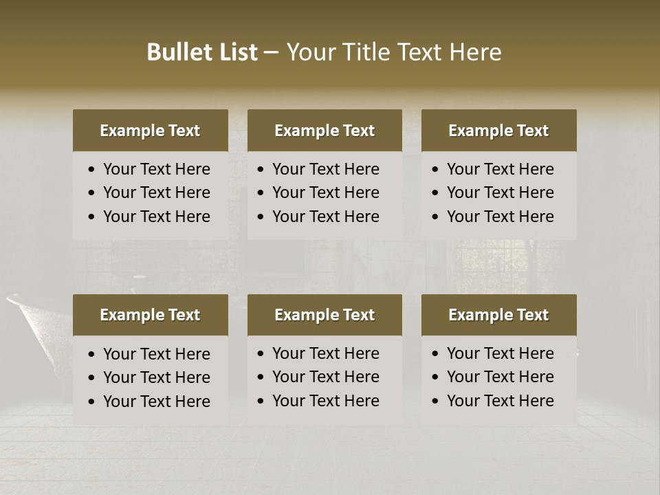 Stylish Wood Style PowerPoint Template